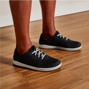 OluKai “Moku Pae” Men's Breathable Trench Blue / Off White Boat Shoes